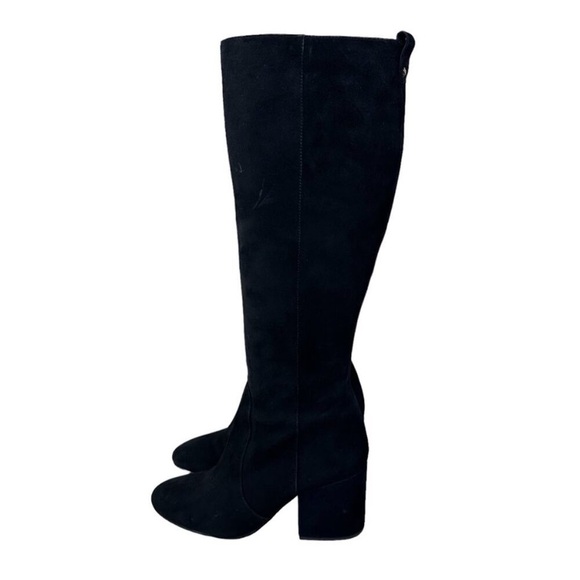 Sam Edelman Thora Knee High Black Suede Boot - Picture 4 of 9